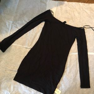 Long sleeve off shoulder dress